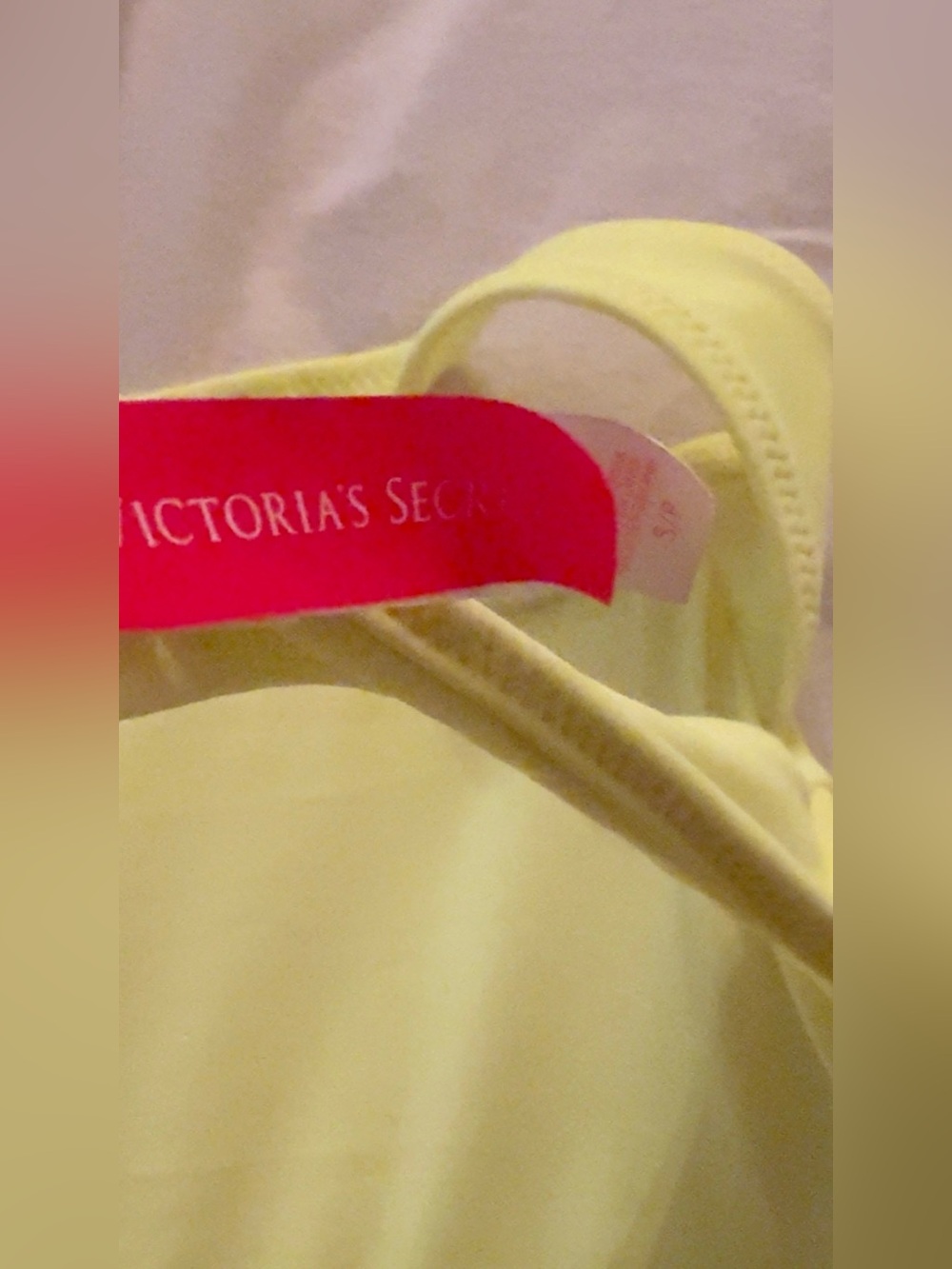 Victoria Secret Yellow Fringe Bandeau Bikini Set - Picture 3 of 3